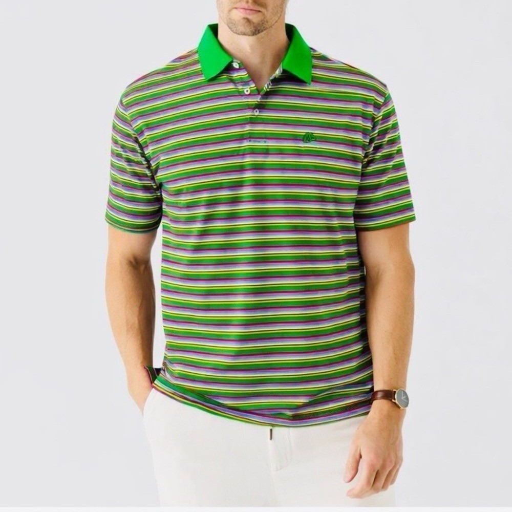 Polo Golf Ralph Lauren Green/Yellow Polo Shirt
